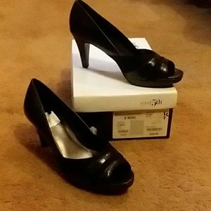 East 5th Peep Toe Heels